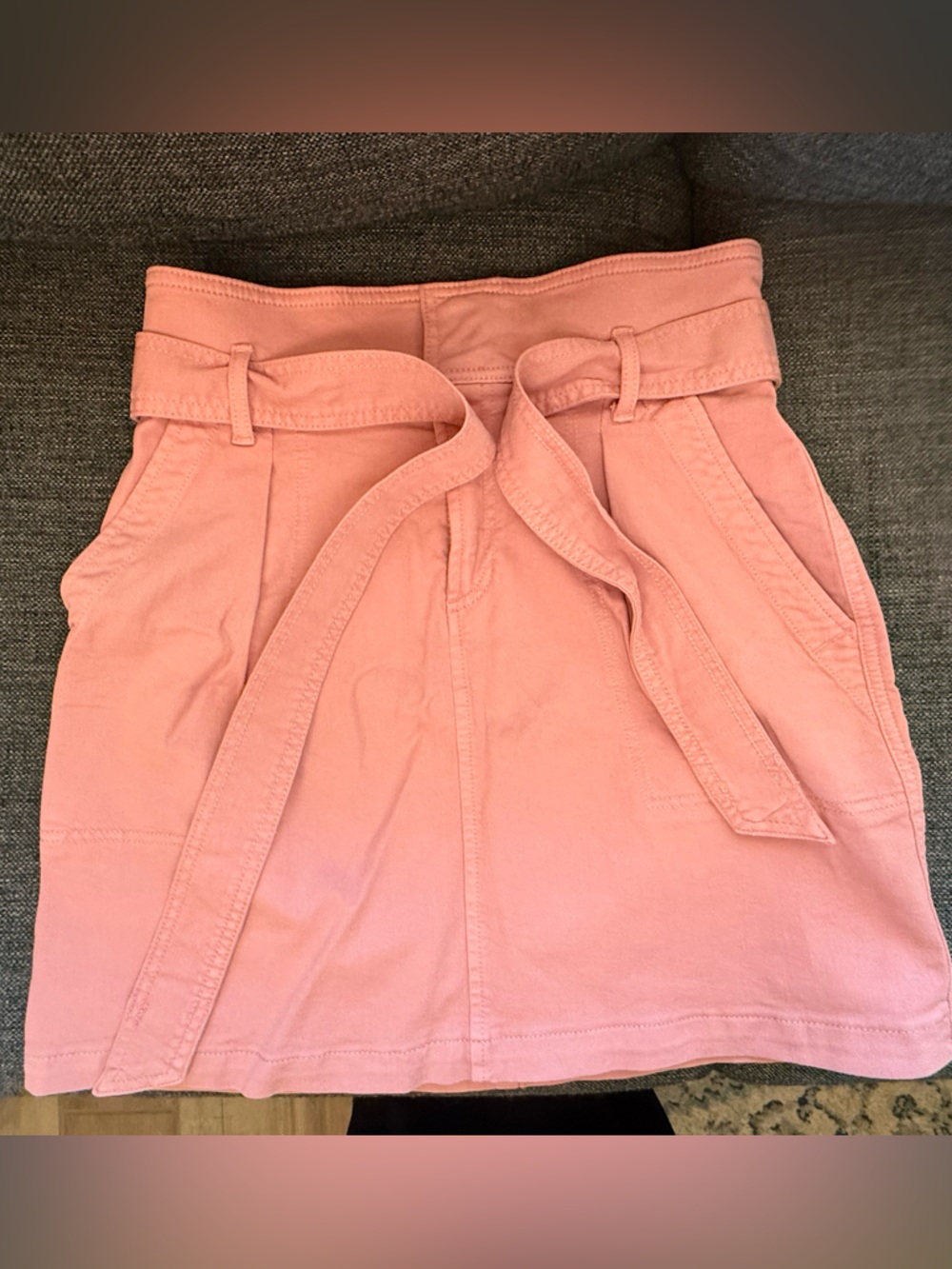 Women’s Pink Tie-Waist Skirt